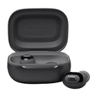 JBL Live Buds 3 True Wireless Noise Cancelling Bud-Type Earbuds - Black-You can customize every aspect of your JBL Live Buds 3 earbuds with the 1.45-inch touchscreen display on your Smart Charging Case. The display gives you full control of your sound on any devices - laptop, TV, smartphones or tablets -, without needing to access the JBL App on your smartphone