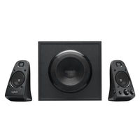 Logitech Z623 Speaker System-Easy, two-satellite setup and a powerful subwoofer give you big sound – even in large spaces