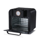 Commercial Chef 1500W Multifunctional Air Fryer-More Features: Our air fryer (15 lbs.) & pizza cooker has easy-to-use mechanical dial controls, oven rack, removable crumb tray for under toaster, air fryer basket and baking pan.