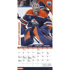 DateWorks 2026 16-Month Wall Calendar - 12" x 12" - Edmonton Oilers - Bilingual-Sports