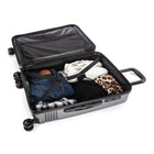 Bugatti Nashville 25.6" Hardside Check-in Luggage - Charcoal-Made of lightweight and resistant recycled PET