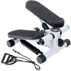 MotionGrey Fitness Stepper - Mini Elliptical Stepper with Resistance Bands & Calorie Counter - White-Includes detachable resistance bands to engage arms, shoulders, and core-turning a simple stepper into a full-body workout