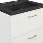 Modway Daybreak 24" Bathroom Vanity - White/Black-Assembly Required