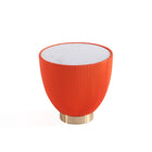 Manhattan Comfort Anderson Modern 28.15" Coffee Table and 18.43" End Table - Orange - Set of 2-9