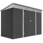 Outsunny 9' x 4' Storage Shed-Spacious shed accommodates garden tools and equipment
