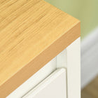 HOMCOM 55.1" L Sideboard Buffet Cabinet - White-Anti-tipping design is built for extra safety