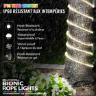 Bell+Howell 50-ft Solar USB Rope Light Color Changing with Remote -Bionic rope lights are completely wire free and are either solar or usb powered. 