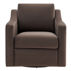 Modway Liora Performance Velvet Armchair - Chocolate-7