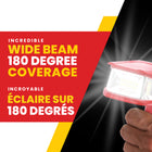 Bell+Howell Wide Beam Flashlight - Red-Made with 24 super bright LEDs