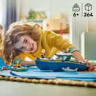 LEGO City Police Boat Chase Building Toy-What’s in the box? - Everything kids need to build a toy police boat and crook’s power dinghy, plus 2 police officer minifigures, a crook minifigure and a shark figure