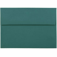JAM Paper A7 Premium Invitation Envelopes - 5 1/4 x 7 1/4 - Teal Green - 100 Pack-Envelope Features: Straight flap gum closure, high quality Smooth paper finish