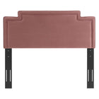 Modway Transfix Performance Velvet King/California King Headboard - Dusty Rose-3 Mounting Positions