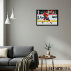Matthew Tkachuk Panthers - Framed Canvas - 31" x 22"-Ready to hang - arrives fully assembled