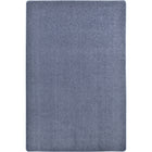 Joy Carpets Endurance Area Rug - 6' x 9' - Glacier Blue-Manufactured with premium polyester fiber for lasting beauty and durability in high-traffic areas