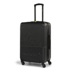Reebok Time Out 26" Hardside Spinner Luggage - Black-Single 360 degree spinner wheels for effortless, smooth & quiet rolling