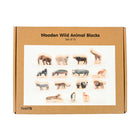 TickiT Wooden Wild Animal Blocks - Set of 15-Foster descriptive language: Learn about marine life from around the world. Use these realistic images to compare and describe the animals