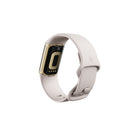 Fitbit Charge 5 Fitness Smart Watch - Soft Gold/Lunar White-Heart rate monitor and ECG app