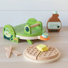 Manhattan Toy Ribbit Waffle Maker Pretend Cooking Set-1 syrup bottle with removable cap and 4 pieces of butter that attach to one another