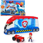 PAW Patrol Transforming PAW Patroller with Vehicle Launchers-Fits 6 paw patrol toy cars: the launch & rescue patroller is 22 inches long & 10 inches tall and holds 6 paw patrol vehicles & figures simultaneously! (additional figures & vehicles sold separately)
