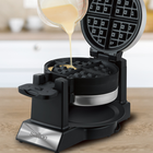 Salton Double Rotary XL Waffle Maker- rotate and cook! rotates for even cooking, crispier texture, and fluffier waffles! 