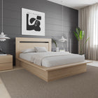 Nexera Malibu Headboard - Full Size - Natural Blonde Oak-Warranty Included: Rest easy with a one-year warranty included, providing added assurance for a stylish and functional upgrade to your bedroom