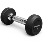 MotionGrey Single Fixed-Weight Dumbbell for Home Gym Strength Training - 5 lb-Fixed 5 lb dumbbell provides consistent resistance for strength-training workouts
