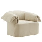 Modway Lark Slipcovered Fabric Oversized Armchair - Linen-Slipcovered Armchair