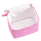 Fir + Fresh Luna Bow Lunch Bag - Pink Pring-Roomy interior, with space to fit snacks, bento boxes, food containers, and ice packs