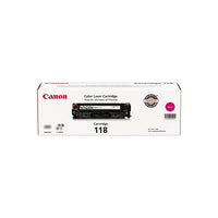 Canon 118 High-Yield Magenta Toner Cartridge-Magenta toner produces vivid, colourful documents