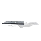 Intekview Ultimum Keyboard Tray - 25" x 10" - Ambidextrous - 17" Rails-Low profile height of 5/8" / 1.62 cm 