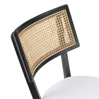 Modway Caledonia Wood Bar Stools - Black White - Set of 2-9