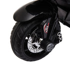 Qaba 6V Kids Electric 3-Wheel Motorcycle with Music and Headlights - Red-Top speed of 1.86 mph(3km/h) is fast but safe 