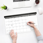 AT-A-GLANCE 2027 Compact Desk Pad - 11" H x 18" W - Bilingual-Improved paper resists ink bleed