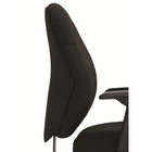 Staples ObusForme Professional Low Back Multi Tilter Office Chair - Petite Seat - Fusion Carbon Fabric - Black-To help reduce disc pressure during forward leaning tasks, seat angle adjustment allows the chair to tilt forward, changing the angle of your thighs in relation to the floor