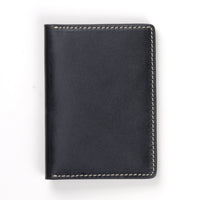 Decent Living Leather Passport Holder - Black-Material: Crafted from full-grain genuine leather for lasting quality and sophistication
