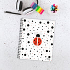 Mead 2026-27 Ladybug Weekly/Monthly Planner - 11"x 9" - Multicolour - Bilingual-One month per 2 page spread has open daily blocks, a notes section and past/future month reference calendars
