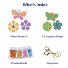Skillmatics Shake Its Flowers and Butterflies-Features flowers and butterflies for vibrant, cheerful scenes