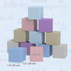 Soozier Toddlers Soft Play Foam Blocks 12-Piece Set - Pastel Colours-Custom configurations bring a lot of fun for little ones 