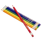 Cra-Z-Art Erasable Coloured Pencils - Assorted Colours - Set of 24-Real Wood