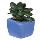 Pep Rally Mini Faux Plant - Blue-Realistic faux plant for a natural look without maintenance
