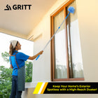 Gritt Commercial Cobweb Duster Brush with 6' Telescopic Pole - 2 Pack-Pole Minimum Length: 3.5'