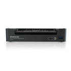 IOGEAR 3-Port 4K USB-C and DisplayPort KVM Switch with Power Delivery-Cinema 4K resolution (4096 x 2160 60Hz) with one monitor