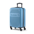 Reebok Airball 21.5" Hardside Carry-On Luggage - Blue Pearl-Single 360 degree spinner wheels for effortless, smooth & quiet rolling