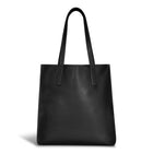 Champs Onyx Leather Vertical Tote - Black-CHAMPS Onyx Collection Vertical Tote