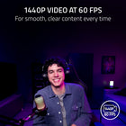 Razer Kiyo V2 X Webcam - 1440p 60 FPS - Black-With crystal-clear audio and sharp, smooth video, have everything needed to start creating or streaming in one convenient package