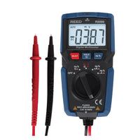REED R5099 Compact Multimeter-Measures AC/DC voltage and current, resistance, capacitance, frequency, diode and continuity