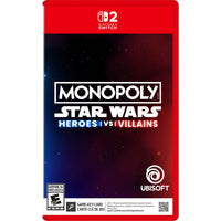 Monopoly: Star Wars Heroes vs. Villains for Nintendo Switch 2-Step into the star wars galaxy with a bold new twist on monopoly. experience iconic cinematic moments while competing with family and friends across iconic locations from every era of the saga