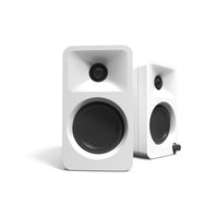 Kanto 100W Reference Desktop Speakers with USB-C, RCA and Bluetooth 5.0 - Matte White - 2 Pack-3/4" Silk Dome Tweeters