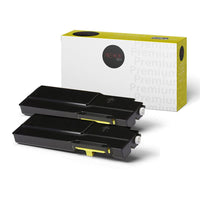 Premium Tone Xerox 106R03501 Alternative Toner - Yellow - 2 Pack-Compatible toner