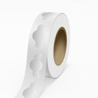 JAM Paper Standard Label Rolls - Anniversary Seal - 1 3/8 x 2 5/8 - Silver Metallic Foil - 125 Labels/Roll-Colour: Durable Silver Shiny Foil | Make your mail stand out with colourful shipping address labels.